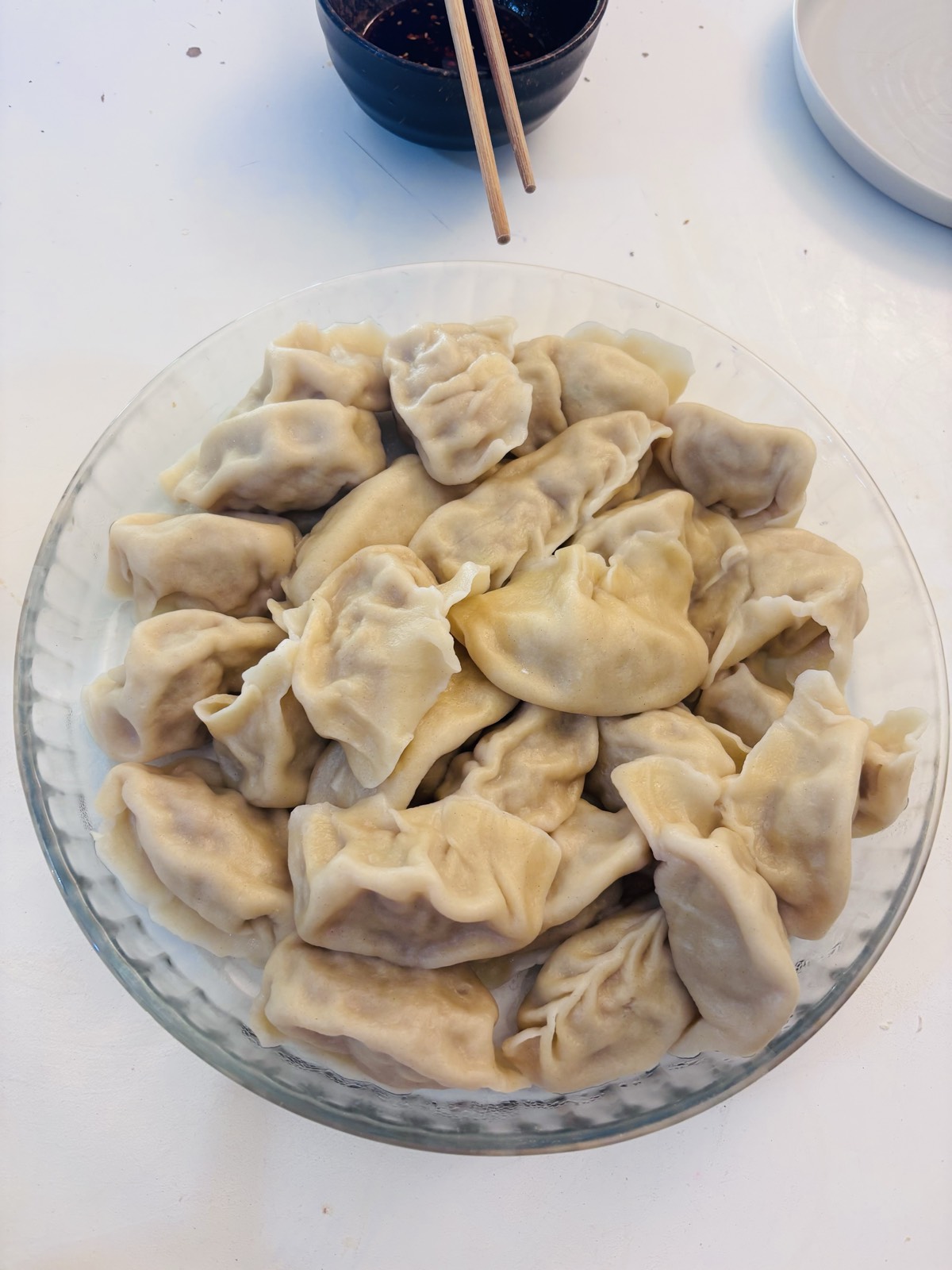 Pork & Cabbage Dumplings (Jiaozi)